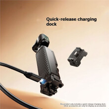 PK20 Piastra di Base di Ricarica A Sgancio Rapido per Action Camera per Osmo Pocket 4P/4/3 - Supporto di Ricarica Inferiore per Action Camera