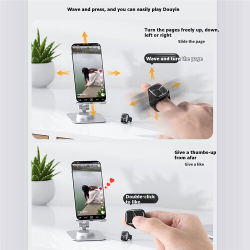 DC5V Wireless   Remote Controller  Finger  Remote for Selfie Page Turning Gesture Control 1