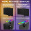 Monitor Light Bar with RGB Backlight, Software-Controlled Display Color & Music Sync, LED Desk Lamp 2