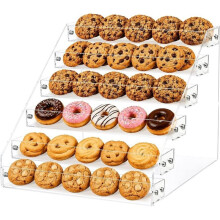 6-Tier Acrylic Cookie Display Stand, Clear Tiered Tiered Dessert Stand,for Bakers Vendors Parties Cookie Display Stand