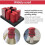 1set Contoured Hand Sanding Block Set,Precise PU Sanding Blocks,Woodworking Sanding Tool,Polishing Block 4