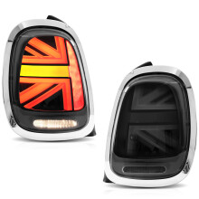 VLAND achterlichten met LED, set van 2 voor BMW Mini F55 F56 F57 2014-2019, sequentiële richtingaanwijzers