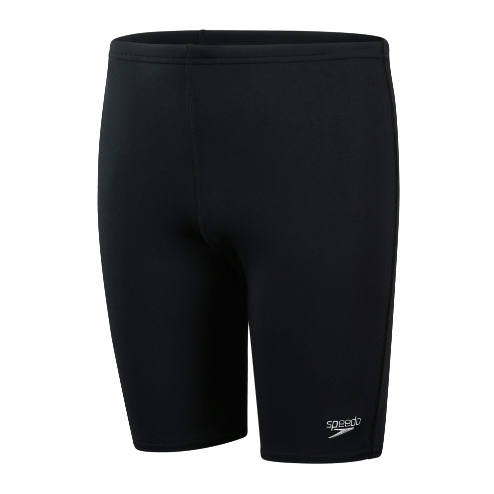 Speedo (7-8 Years, Black) Boys Endurance+ V-Cut Jammer Shorts