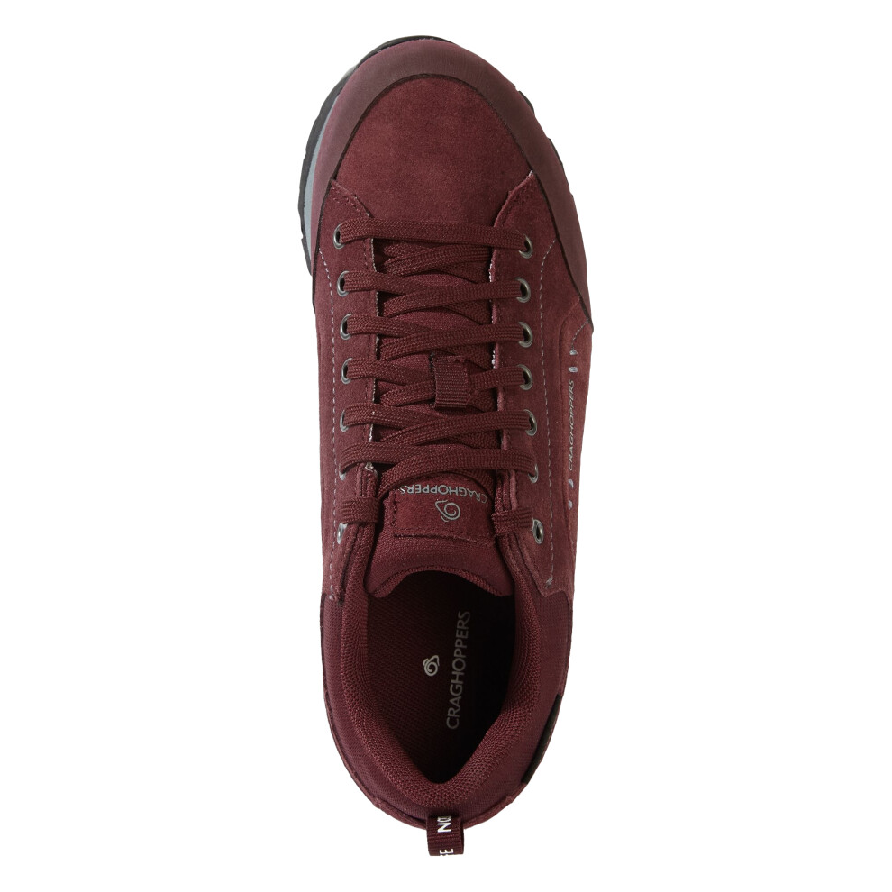 Craghoppers Women's Suede Trainers Red Size 5 UK Waterproof Outdoor Shoes - Image 3