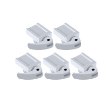5 Pack Sliding Window Locks, Diecast, 1-3/16 Inch Short Version Fits 1/16 to 7/8 Inch Wide Rails, Adjustable Grip
