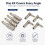 8Pack 1/4 Solder Plug Right Angle and Straight Audio Connector Jack Plug 2
