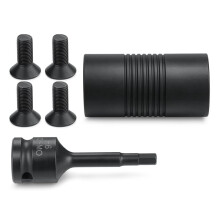 Door Frame Dimpling Tool Kit for Hollow Metal Door, Hardened Double-Sided Flush Fastener Recess Tool with Impact Driver