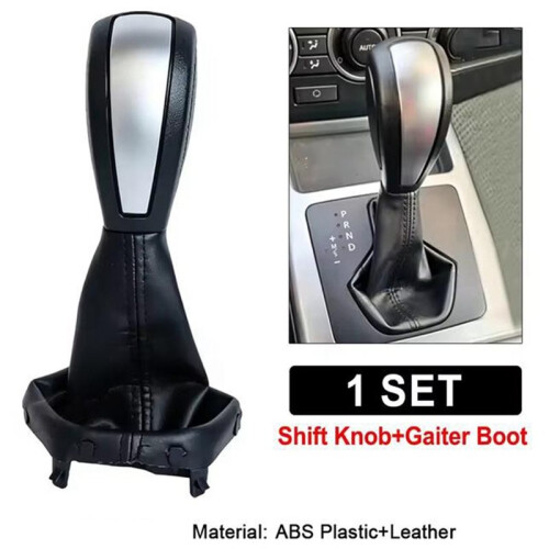 Car Automatic Gear Shift Knob Lever  Shifter Stick Gaiter Boot Cover for  Freelander 2 2008-2012 1