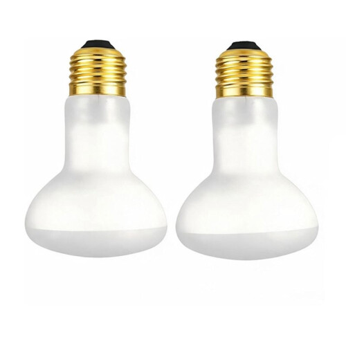 R20 60W Popcorn Machine Light Bulb 2 Pack, E26 Heat Shatterproof S4886 Replacement, 2700K , Dimmable 120V Incandescent