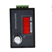 PWM Motor Speed Controller DC6-60V Digital Display with Digital Encoder Knob Frequency 1-100KHZ Brushed Motor