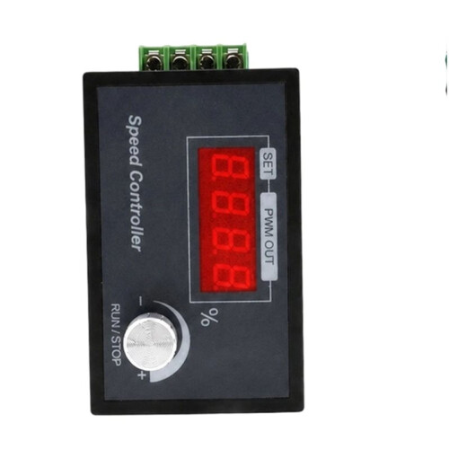 PWM  Motor Speed Controller DC6-60V Digital Display with Digital Encoder Knob Frequency 1-100KHZ Brushed Motor