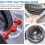 Front Load Washer Door Prop, Magnetic Washing Machine Door Holder (Red) 5
