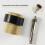 Solid Brass  - Heavy Duty Cylindrical Floor Mount with Rubber Buffers 1