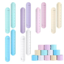 12Pcs Silicone Memo Wrist Band Writable Erasable Slap Bracelet Notepad for Kids and Adults