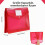 6 Pack Plastic Expanding File Folder, Envelope Folders for Documents, Waterproof Transparent Expandable File Folder 6
