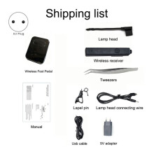 1W Clip- UV Lash System 1S Fast Curing Profession Eyelash Extension Lamp Ultraviolet Glue Cure LIghting A EU Plug