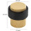 Solid Brass  - Heavy Duty Cylindrical Floor Mount with Rubber Buffers 4