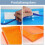 6 Pack Plastic Expanding File Folder, Envelope Folders for Documents, Waterproof Transparent Expandable File Folder 5