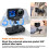 CYNOVA Magnetic Backpack Clip for  Action/ Camera 360 Rotatable Mount Anti-Shake Bracket Camera Accessories 4