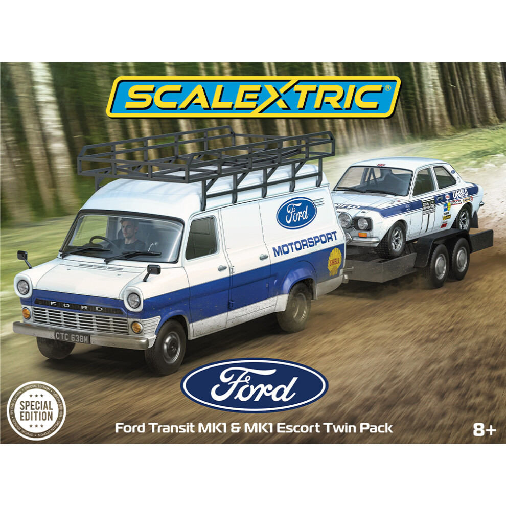 Scalextric C4649A Ford Transit MK1 and MK1 Escort Ford Motorsport - Image 4