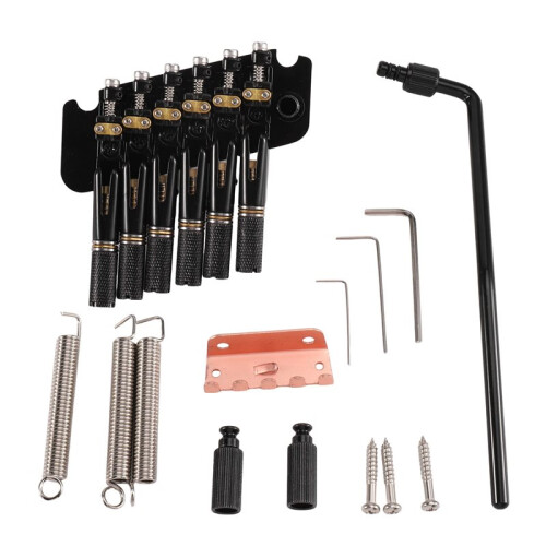 Saddle for 6-String Headless Guitar Bridge - Slanted Bridge Tailpiece for Enhanced Tone & Playability