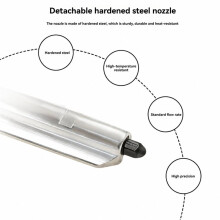 1Pcs 0.8mm Hardened Steel Nozzle for H2D/A1/A1 Printers 0.8mm Nozzle