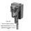 Three-in-One Wall-Mounted Fish Tank Filter Silent Adjustable Flow, USB Filter Water Pump for Aquarium Home Work 5W 3