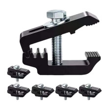 6PCS Aluminum Mounting Clamps for Tonneau Cover Truck Cap Clamps for Truck Bed Rails Camping Gear & Accessories