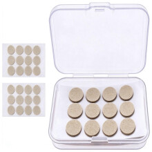 Self-Adhesive Pads, Round Shape, Finger Protection, Reusable Design, Sewing Knitting Crochet Pads, 2 Sheet of 24 Pads