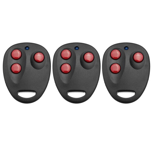 3PCS for PECCININ Garage Door Remote Control 433MHz Rolling Code 3-Buttons Garage Door Opener 1
