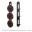 2 PackMetal Tool Holders for Grinders - Wall Mount Disc Storage with Pre-Drilled Holes for Workshop Organization 5