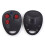 Garage Door Remote Control for PECCININ 433MHz Rolling Code 3-Buttons Garage Door Opener 4