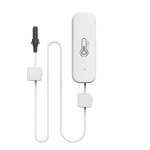 Tuya Zigbee Temp Humidity Sensor External Probe Alarm App Alert Calibration Support