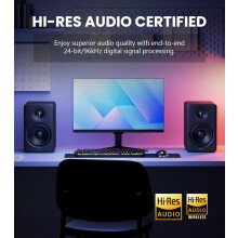 Edifier M90 HiRes Black Active 100 RMS Multimedia Speakers/Monitors with Sub Out