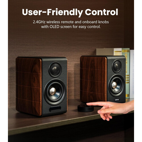 Edifier Edifier S880DB MKII 88W Active Bluetooth Bookshelf Studio TV/PC Speakers Walnut 1