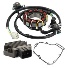 Motorcycle Magneto Stator Coil with Gasket Rectifier 31120-MEN-A42 31600-MEN-A31 for CRF250 250R 450 2010-2012