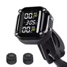 Digital Display Motorcycle Tire Pressure Monitor TPMS USB Rechargeable Wireless Motorcycle Electronics Accessories