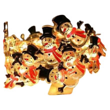 2M Christmas Decorations 20 Lights Snowman LED Light String Garland Tree Ornaments for Home Decor Xmas Navidad USB B