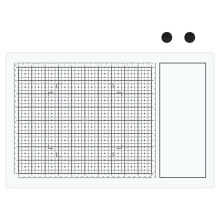 Magnetic Glass Mat,Ideal for Cutting, Stamping, Mixed Media, Heat Embossing, Hot Glue, and DIY Projects