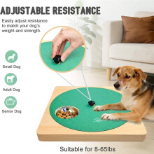 Adjustable Tension Dog Nails Scratch Board with 6 Treat Boxes,Wooden Dog Nails Scratch Board for Small Medium Large Dogs