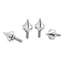 4PCS Stainless Steel Speaker Spikes M6 Shockproof HiFi Speaker Spike Speaker Isolation Feet for CD Player A