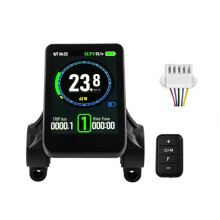 T6 Elektroroller mit Farbdisplay, 24-72V E-Bike-Tachometer, Kompatibel mit Verschiedenen Kommunikationsprotokollen