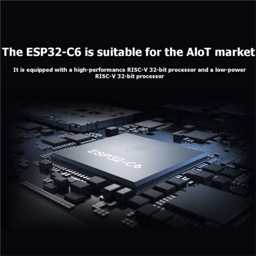 ESP32-C6 1.43inch AMOLED Round Touch Display Development Board 160MHz RISC-V Processor 466x466 Pixels, QSPI Interface 2
