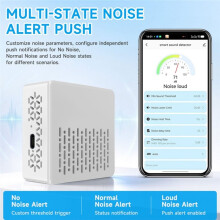 Tuya WIFI Noise Detector Sound Level Detector Noise Level Monitor Tuya / Life APP Control