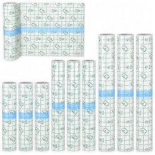 9Rolls Tattoo Aftercare Bandage Waterproof 6/8/10Inx2.2yd Tattoo Cover Tape Clear Tattoo Film Wrap for Swimming, Shower