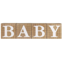 Gender Reveal Party Cardboard Box DIY Decoration Kit for Baby Shower Decorations & Photo Props