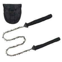33-Tooth Hand Saw - 24" Portable Manual Chainsaw for Garden Pruning, Wood Cutting, Camping & Outdoor Survival
