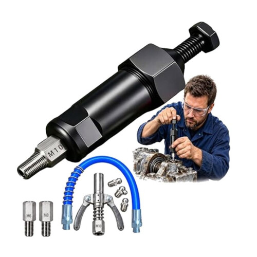 Grease Fitting Cleaner Tool, Grease Fitting Cleaner Tool Industrial Grease Unclogger 600+ PSI Screw-Driven Grease 1