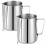 2 Pack 32oz Stainless Steel Milk Frothing Pitcher, Large Capacity 1