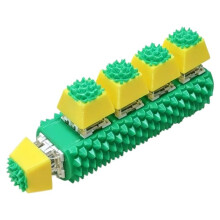 5 Key Fidget Clicker Textured Finger Press Fidget Toy Stress Relief Finger Training Quiet Fidget Hand Toy Green